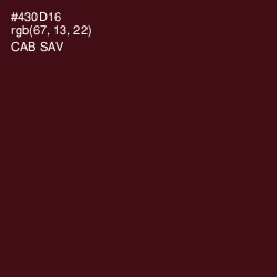 #430D16 - Cab Sav Color Image
